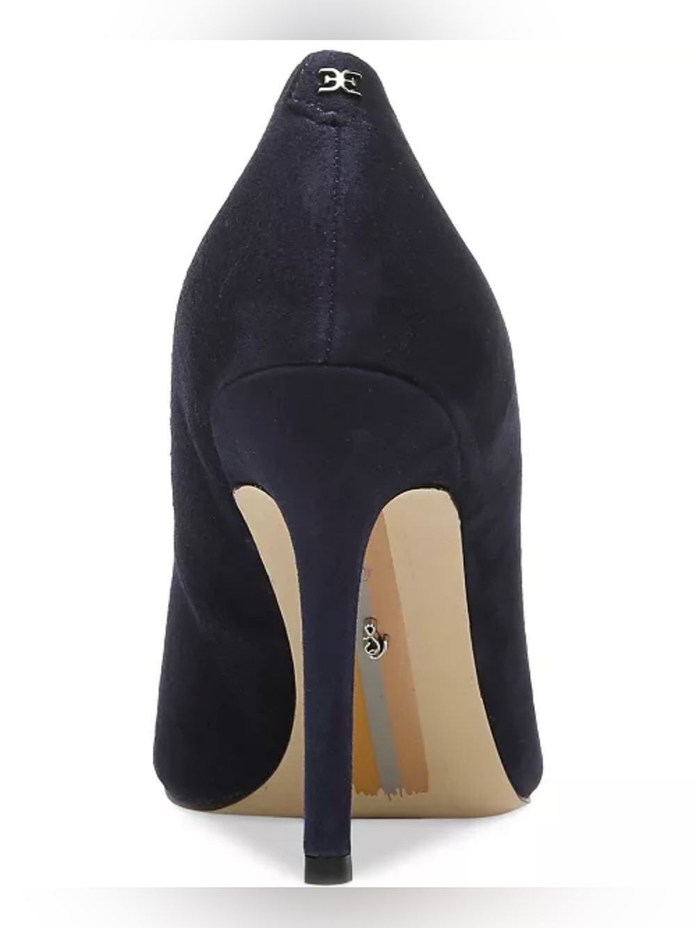 Sam Edelman Hazel Navy Suede Pointed Toe Stiletto Pumps Women’s US 8 M New - Picture 4 of 8